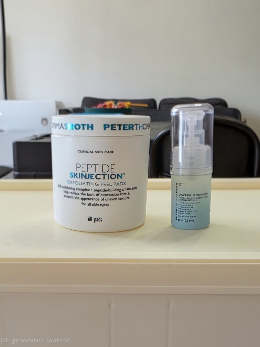 Peter Thomas Roth Exfoliate & Hydrate Duo - Peptide Pads & Water Drench Serum